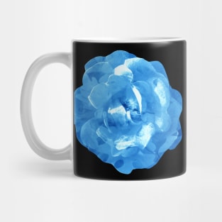 Icy Blue Rose Mug